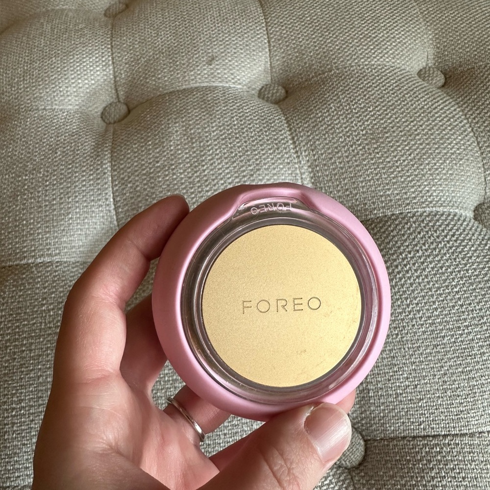 FOREO Pink and Gold Skincare Device